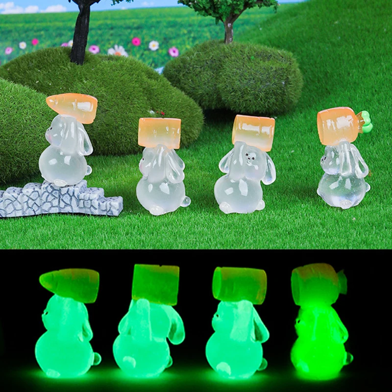 Luminous Carrot Rabbit Model Ornament Micro Landscape Garden Ornaments Dollhouse Crafts Decoration Glowing In The Dark Toys
Luminous Carrot Rabbit Model Ornament Micro Landscape Garden Ornaments Dollhouse Crafts Decoration Glowing In The Dark Toys