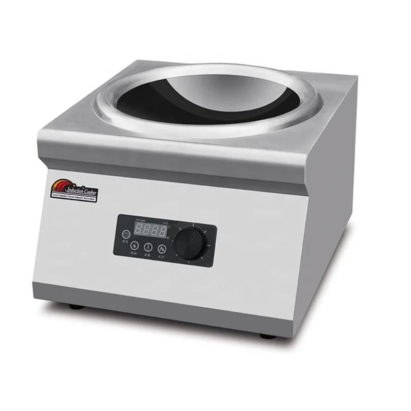 Concave Induction Stove 5000w Hob Cooktops Stovetop Ceramic Plaque Electric Electromagnetic Commercial Induction Wok Cooker
Concave Induction Stove 5000w Hob Cooktops Stovetop Ceramic Plaque Electric Electromagnetic Commercial Induction Wok Cooker