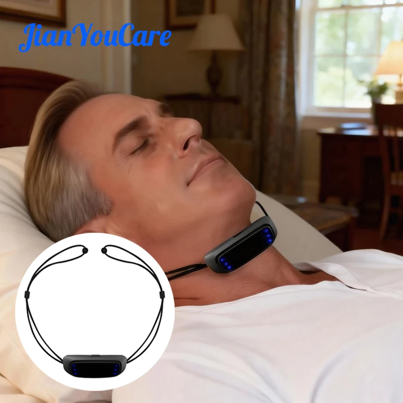 JianYouCare Electric Throat Anti-Snoring Device Hanging Ear Pulse Sleep Aid Breathing Corrector Health Care Stop Snore portable
JianYouCare Electric Throat Anti-Snoring Device Hanging Ear Pulse Sleep Aid Breathing Corrector Health Care Stop Snore portable