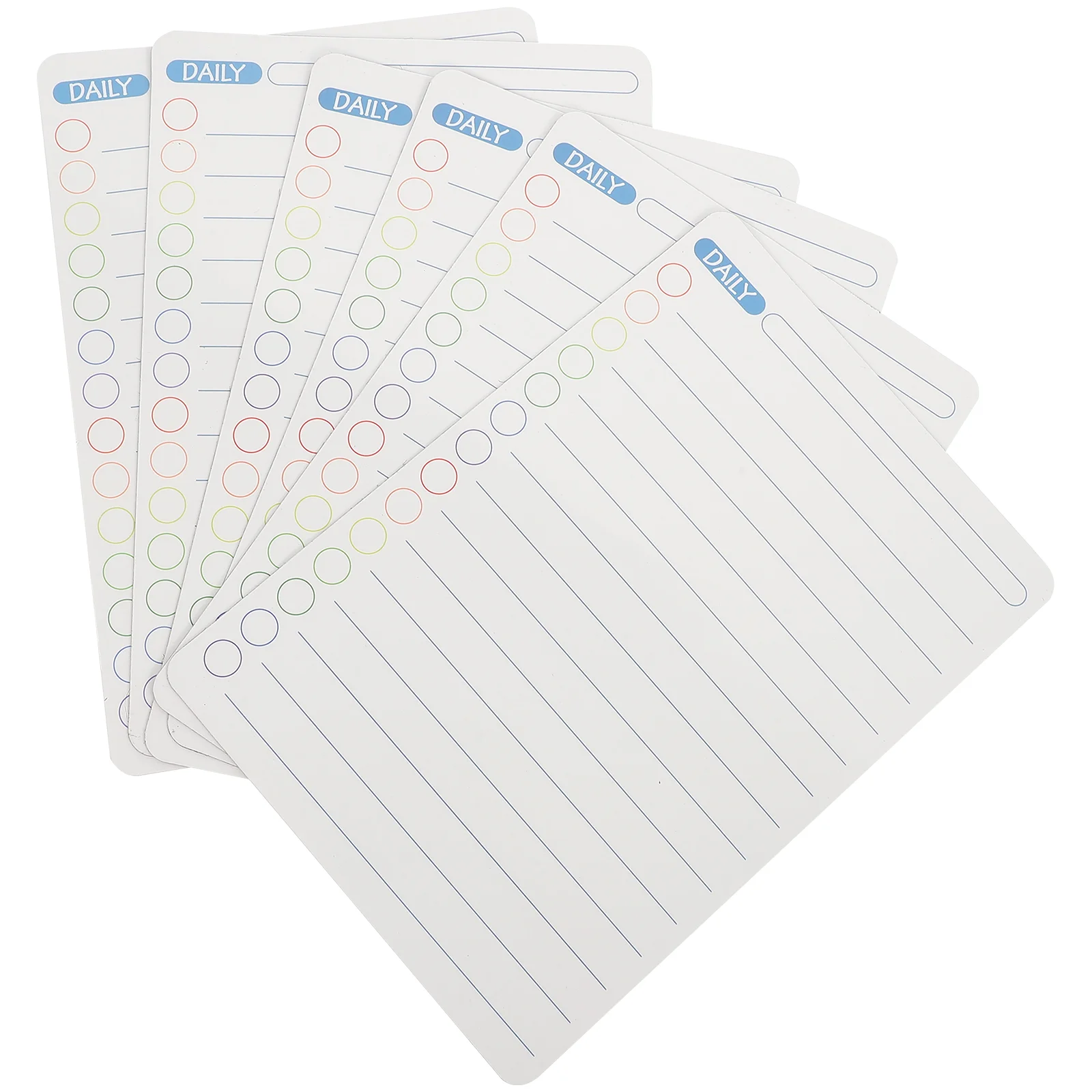 6 Pcs Daily Schedule Whiteboard Magnetic Calendar for Refrigerator Dry Erase Planner Force To-do-list
6 Pcs Daily Schedule Whiteboard Magnetic Calendar for Refrigerator Dry Erase Planner Force To-do-list