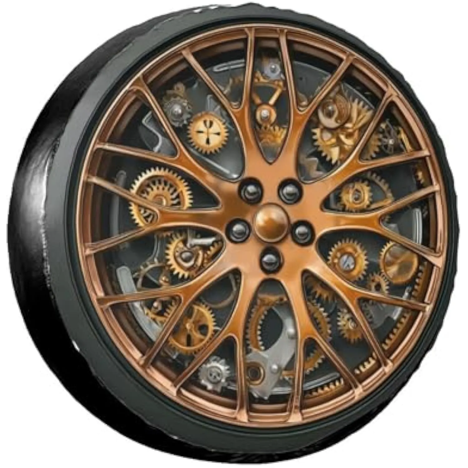 Steampunk Gear Wheel Spare Tire Cover Weatherproof Sun Protection Universal Tire Protector for SUV
Steampunk Gear Wheel Spare Tire Cover Weatherproof Sun Protection Universal Tire Protector for SUV