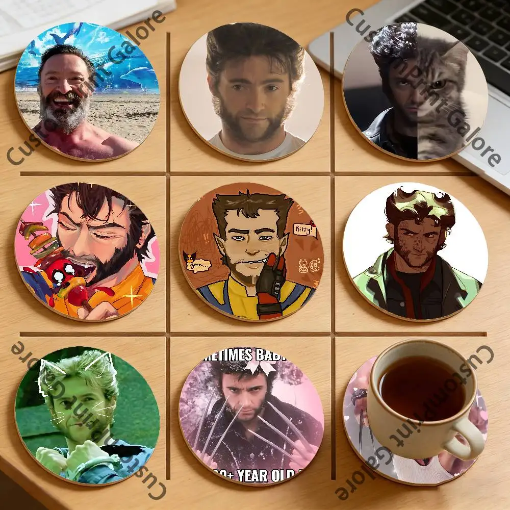 H-Hugh J-Jackman Round Pine Coasters Durable Reusable Beautiful Home Decor Non-Slip Water-Resistant
H-Hugh J-Jackman Round Pine Coasters Durable Reusable Beautiful Home Decor Non-Slip Water-Resistant