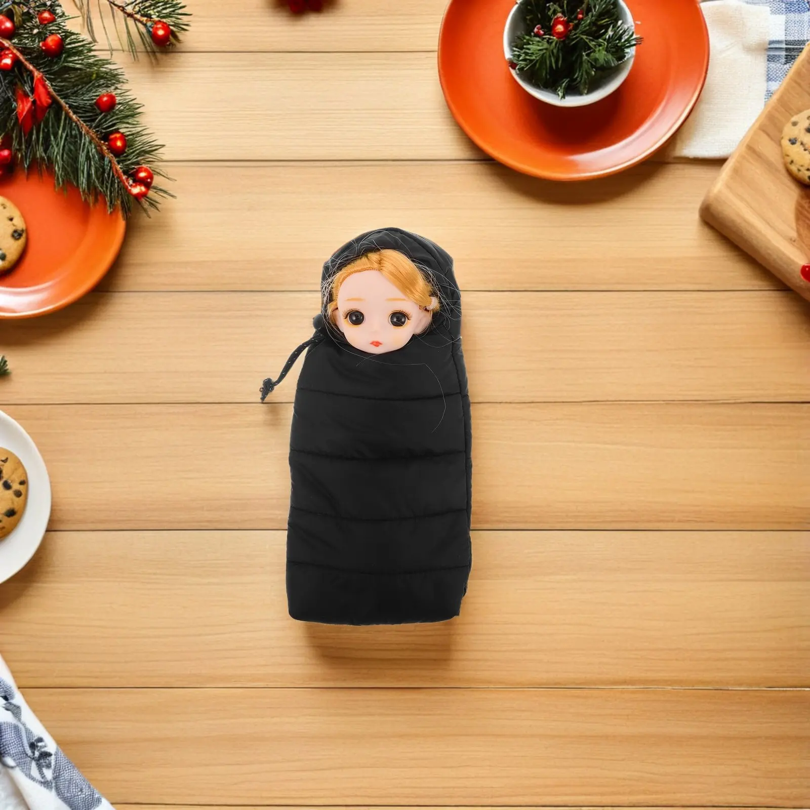 Miniature Sleeping Bag For Dollhouse Adjustable Drawstring Hood Durable Cloth Cotton Material Tiny Sleeping Bag Display
Miniature Sleeping Bag For Dollhouse Adjustable Drawstring Hood Durable Cloth Cotton Material Tiny Sleeping Bag Display
