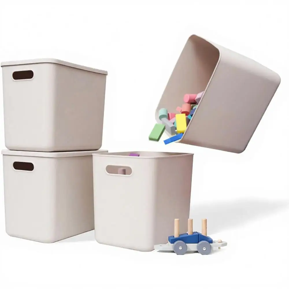 Plastic Storage Baskets With Lid, Organizing Container, Lidded Knit Storage Bins, Shelves, Desktop Closet, Playroom, Classroom O
Plastic Storage Baskets With Lid, Organizing Container, Lidded Knit Storage Bins, Shelves, Desktop Closet, Playroom, Classroom O