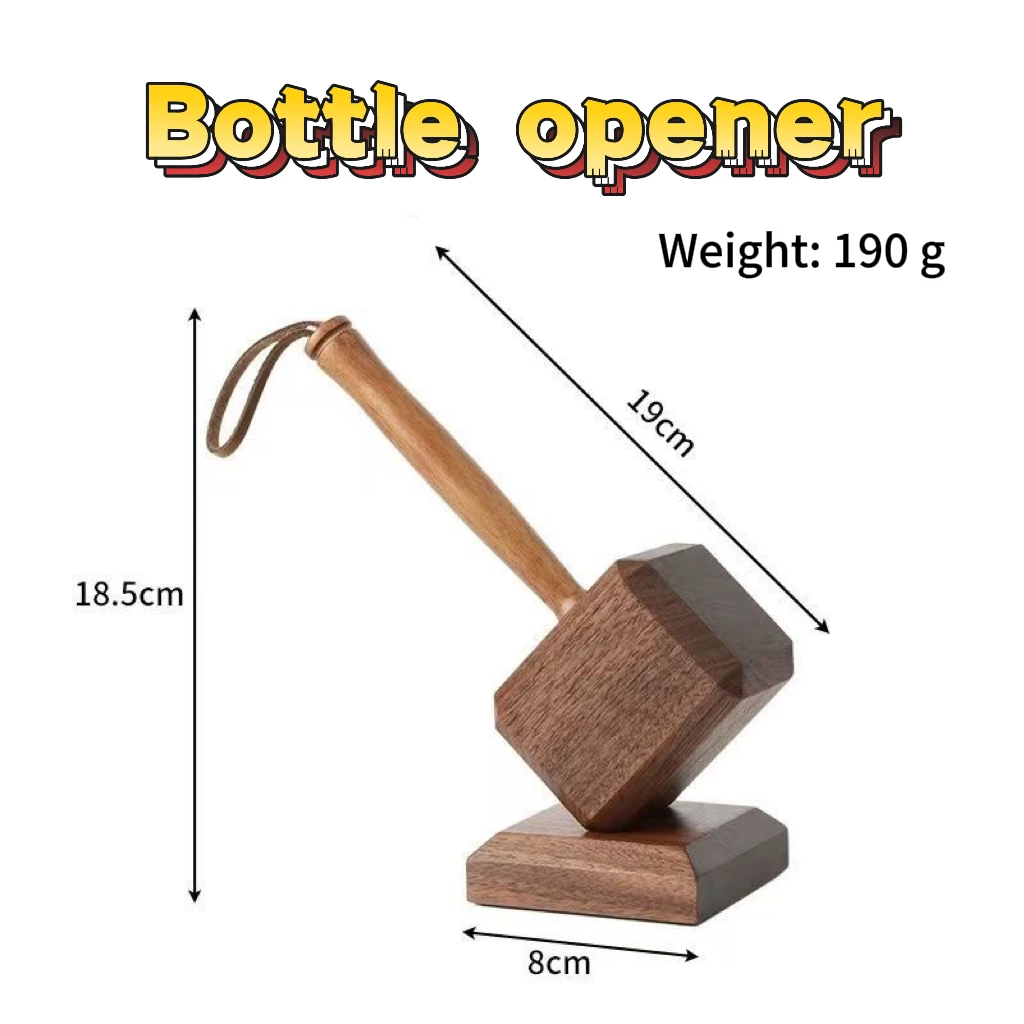 Creative Hammer Shape Beer Bottle Opener Novelty Bar Tool Desktop Decor
Creative Hammer Shape Beer Bottle Opener Novelty Bar Tool Desktop Decor