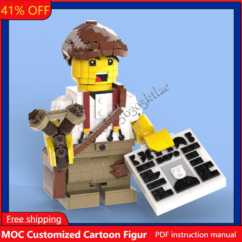 1117PCS 1:6 Scale MOC modular Newspaper Kid Figures Model DIY Creative Ideas Child Christmas Toys Assembly Puzzle Birthday Gifts
1117PCS 1:6 Scale MOC modular Newspaper Kid Figures Model DIY Creative Ideas Child Christmas Toys Assembly Puzzle Birthday Gifts