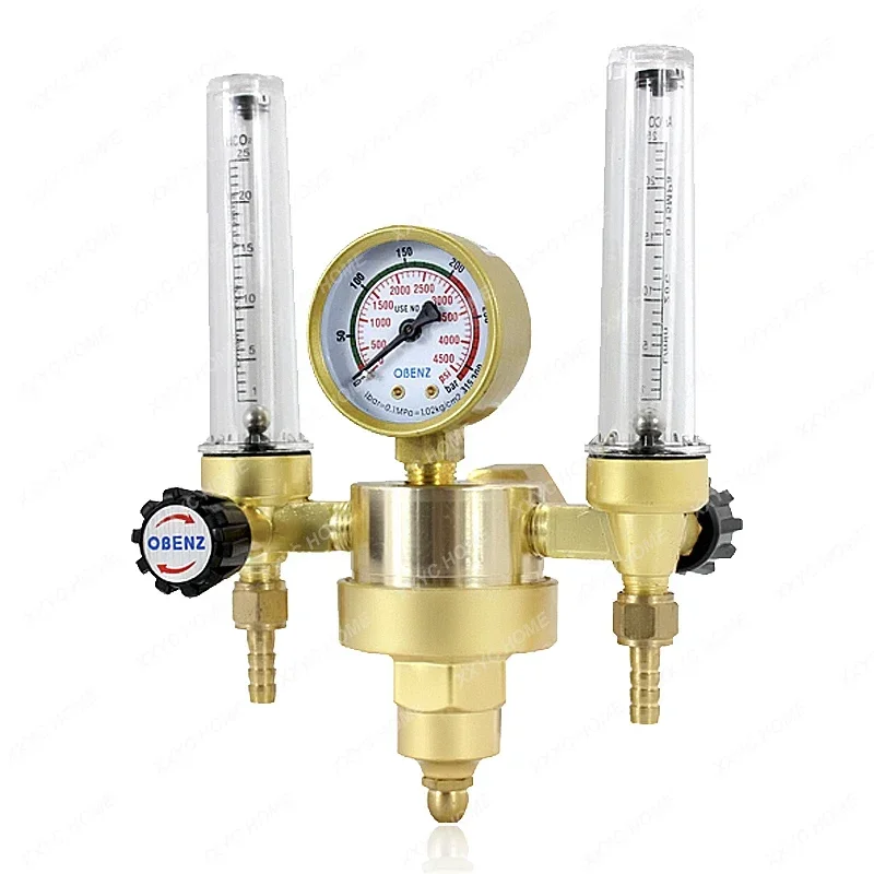Double Flow Argon Meter Measuring Cylinder Type Pressure Reducer Arc Welding Machine Pressure Gauge Barometer
Double Flow Argon Meter Measuring Cylinder Type Pressure Reducer Arc Welding Machine Pressure Gauge Barometer