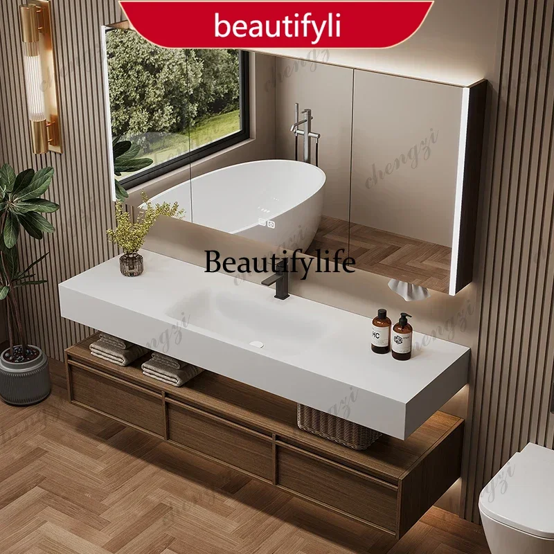 M53 Sets Solid Wood Bathroom Cabinet Rock Slab Seamless Integrated Basin Antique Bathroom Hand Wash Washbasin Bathroom Furniture
M53 Sets Solid Wood Bathroom Cabinet Rock Slab Seamless Integrated Basin Antique Bathroom Hand Wash Washbasin Bathroom Furniture