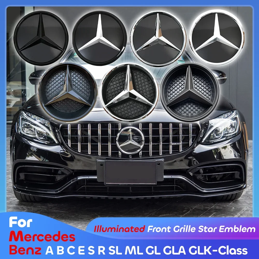 Front Grille Star Logo OE Style Emblem Flat Surface Style Chrome Silver Matte Black For Mercedes Benz W251 R320 R350 R500 R550 
Front Grille Star Logo OE Style Emblem Flat Surface Style Chrome Silver Matte Black For Mercedes Benz W251 R320 R350 R500 R550