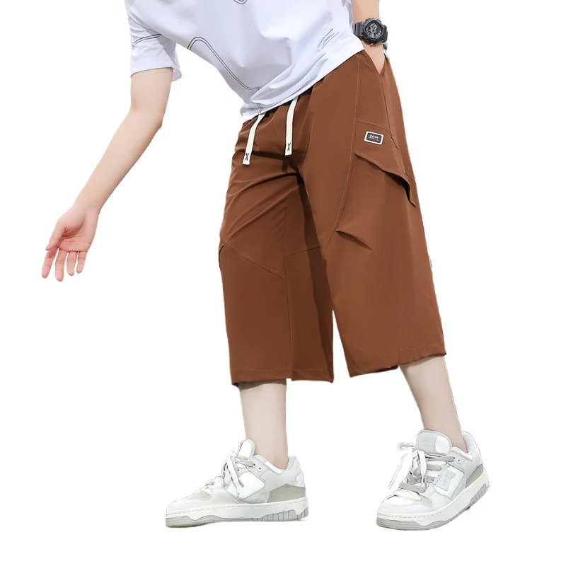 Men's Trendy 7-point-pants New Summer Fashion Solid Color Loose Casual Shorts Beach Pants Streetwear Outdoor Sports Leisure Men
Men's Trendy 7-point-pants New Summer Fashion Solid Color Loose Casual Shorts Beach Pants Streetwear Outdoor Sports Leisure Men