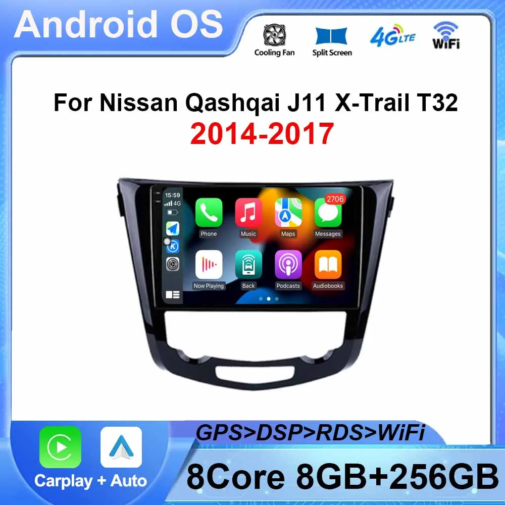 for Nissan Qashqai J11 X-Trail T32 2014 - 2017 Car Radio Multimedia Video Player GPS Navi Audio Stereo Wireless Carplay No 2 din
for Nissan Qashqai J11 X-Trail T32 2014 - 2017 Car Radio Multimedia Video Player GPS Navi Audio Stereo Wireless Carplay No 2 din