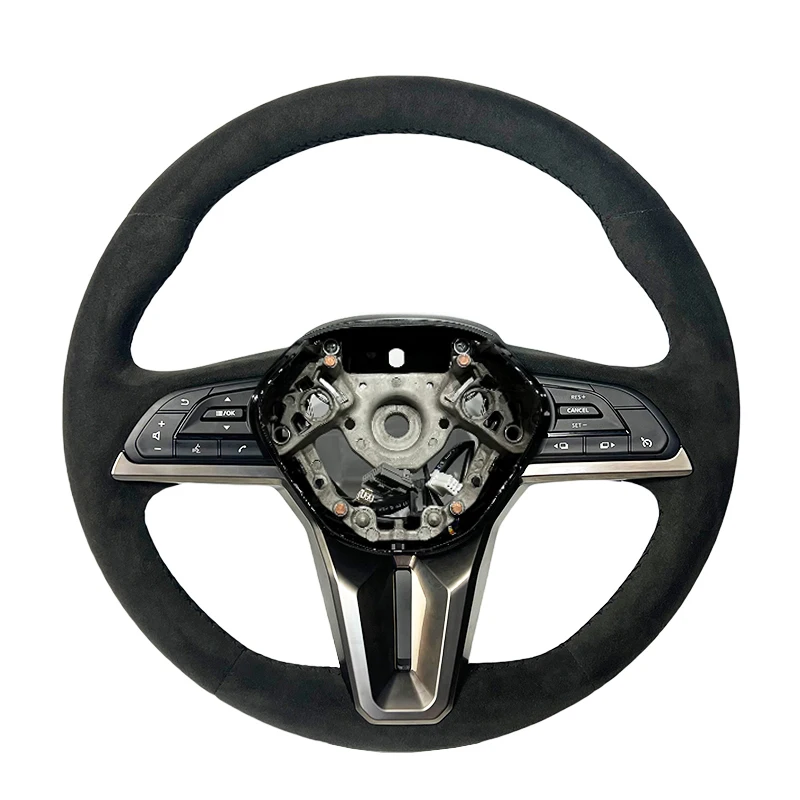 Direct Installation Old Upgrade Model Black Carbon Fiber Leather Sports Steering Wheel Suitable for Nissan GTR R35 R34
Direct Installation Old Upgrade Model Black Carbon Fiber Leather Sports Steering Wheel Suitable for Nissan GTR R35 R34