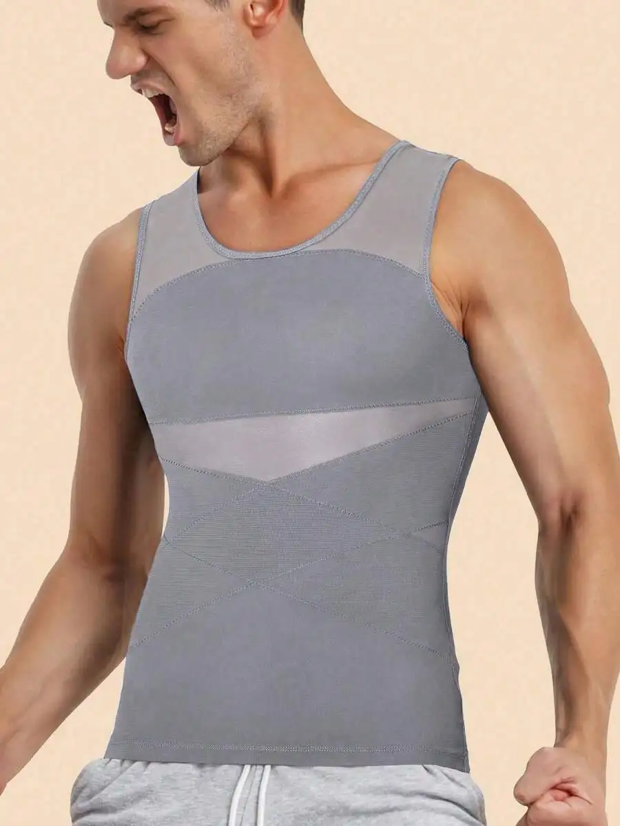 Mens Compression Shapewear Tank Top Slimming Fitness Vest Body Shaping Undershirt
Mens Compression Shapewear Tank Top Slimming Fitness Vest Body Shaping Undershirt