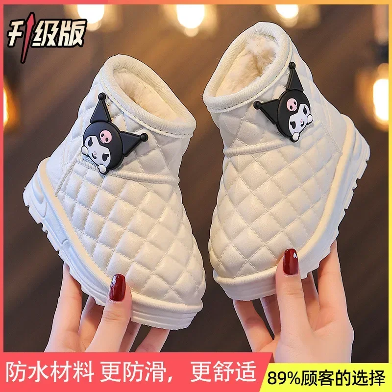 Sanrio Kuromi Winter Children's Snow Boots Melody Girls Non-slip Outdoor Waterproof Warm Shoes Soft Sole Children's Short Boots
Sanrio Kuromi Winter Children's Snow Boots Melody Girls Non-slip Outdoor Waterproof Warm Shoes Soft Sole Children's Short Boots