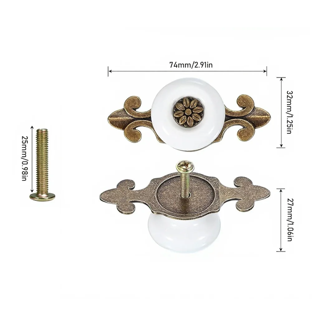 8Pcs Vintage Drawer Knobs Ceramic Cabinet Door Knobs Door Handles Drawer Handles For Cupboard Drawer Kitchen Hardware Pulls
8Pcs Vintage Drawer Knobs Ceramic Cabinet Door Knobs Door Handles Drawer Handles For Cupboard Drawer Kitchen Hardware Pulls
