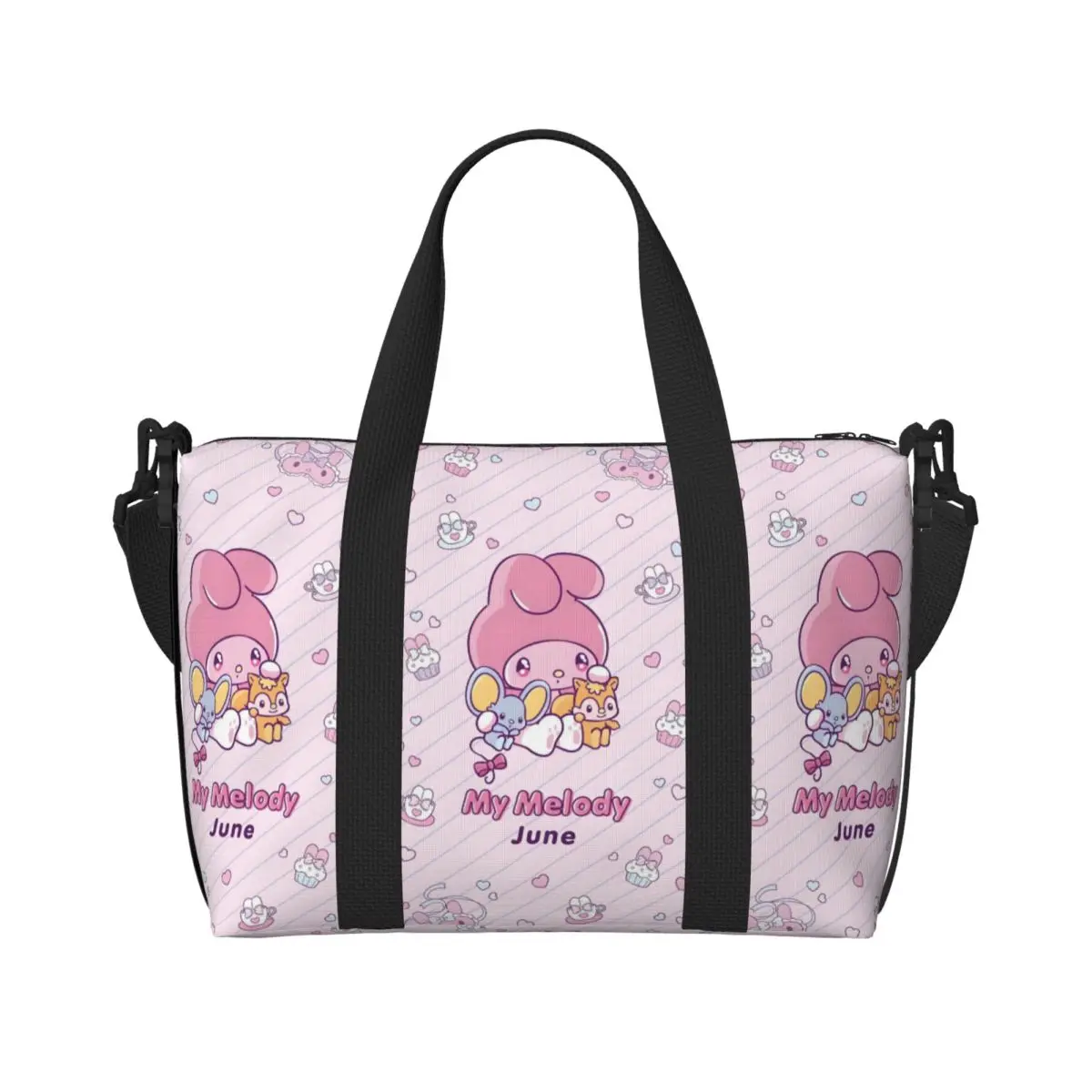 Custom Melody Cartoon Movie Beach Tote Bag for Women Extra Large Gym Carry On Kawaii Design Travel Shopping Bags
Custom Melody Cartoon Movie Beach Tote Bag for Women Extra Large Gym Carry On Kawaii Design Travel Shopping Bags
