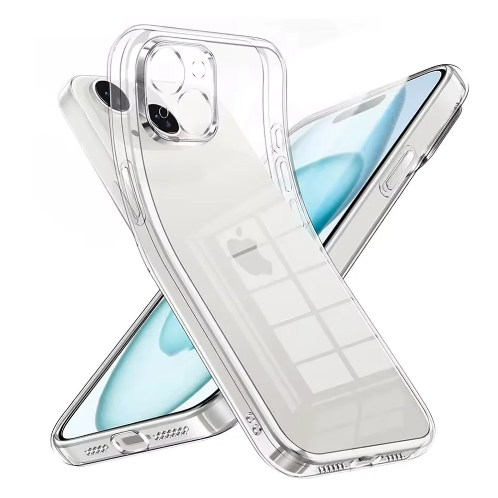 Transparent Ultra Thin Silicone Soft Case For iPhone 16E 16 15 14 13 12 11 16 Pro Max Plus Mini Cover Shockproof Clear Shell
Transparent Ultra Thin Silicone Soft Case For iPhone 16E 16 15 14 13 12 11 16 Pro Max Plus Mini Cover Shockproof Clear Shell 