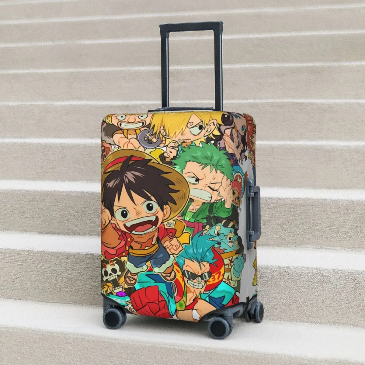 Mixed Chibi Straw Hat Crew One Piece Suitcase Cover Business Holiday Fun Luggage Case Protection
Mixed Chibi Straw Hat Crew One Piece Suitcase Cover Business Holiday Fun Luggage Case Protection