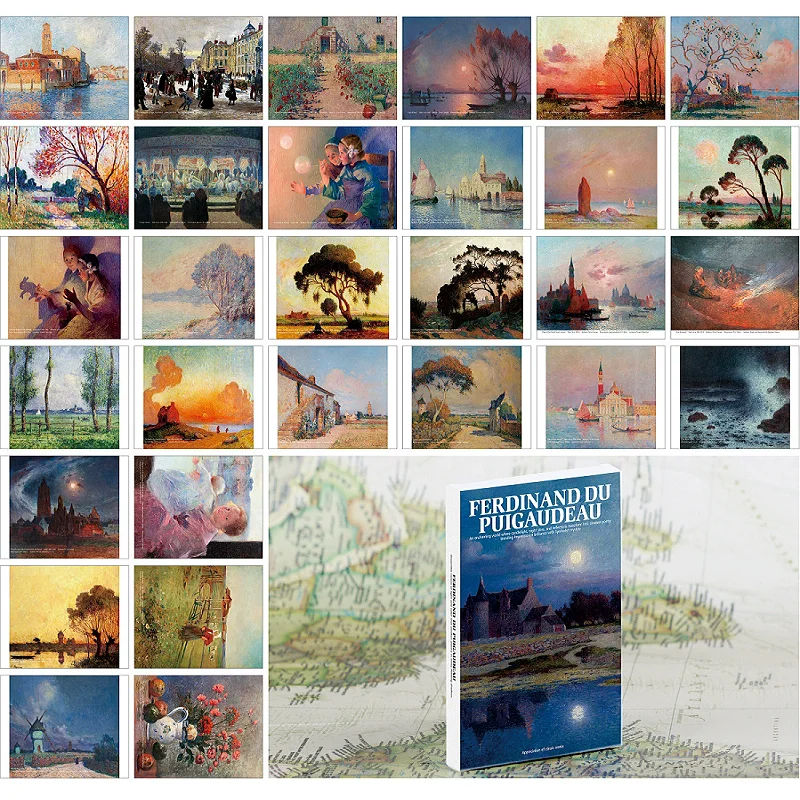 30 шт., набор открыток для рисования маслом Ferdinand du Puigau-французский импрессионист, поздравительные открытки, канцелярские принадлежности, подарок
30 шт., набор открыток для рисования маслом Ferdinand du Puigau-французский импрессионист, поздравительные открытки, канцелярские принадлежности, подарок