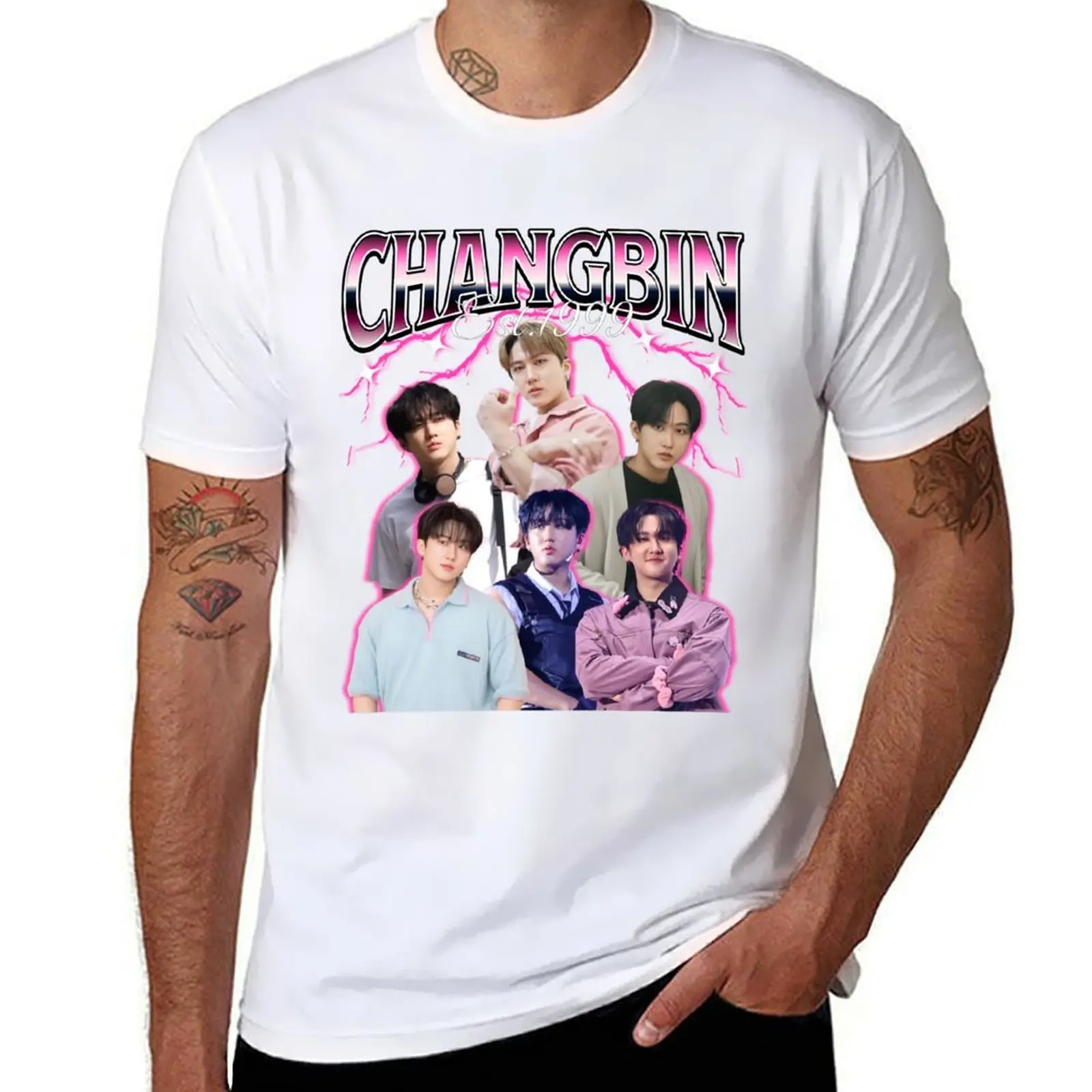 90s Changbin T-Shirt Basic Lightweight Short Sleeve Tee
90s Changbin T-Shirt Basic Lightweight Short Sleeve Tee