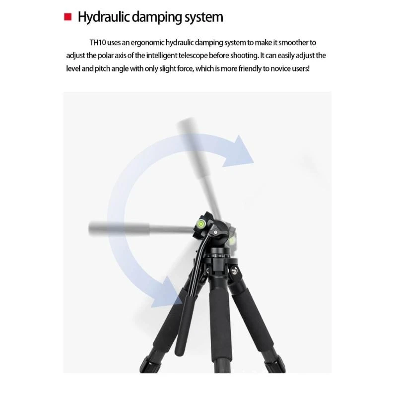 Equatorial Mount Mode Travel Tripod TC20 TH10 TC20R Multiple Angles Pan Head
Equatorial Mount Mode Travel Tripod TC20 TH10 TC20R Multiple Angles Pan Head