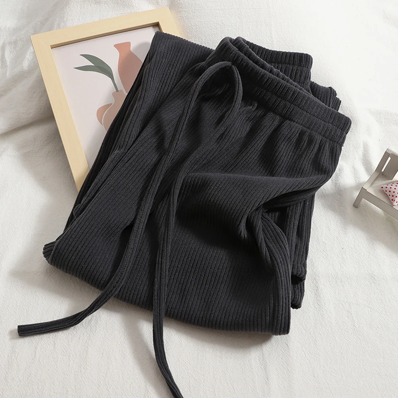 Women Simple Comfortable Casual Pant All-match Lace Up High Waist Straight Pants Solid Elastic Waist Wide Leg Pant Spring Summer
Women Simple Comfortable Casual Pant All-match Lace Up High Waist Straight Pants Solid Elastic Waist Wide Leg Pant Spring Summer