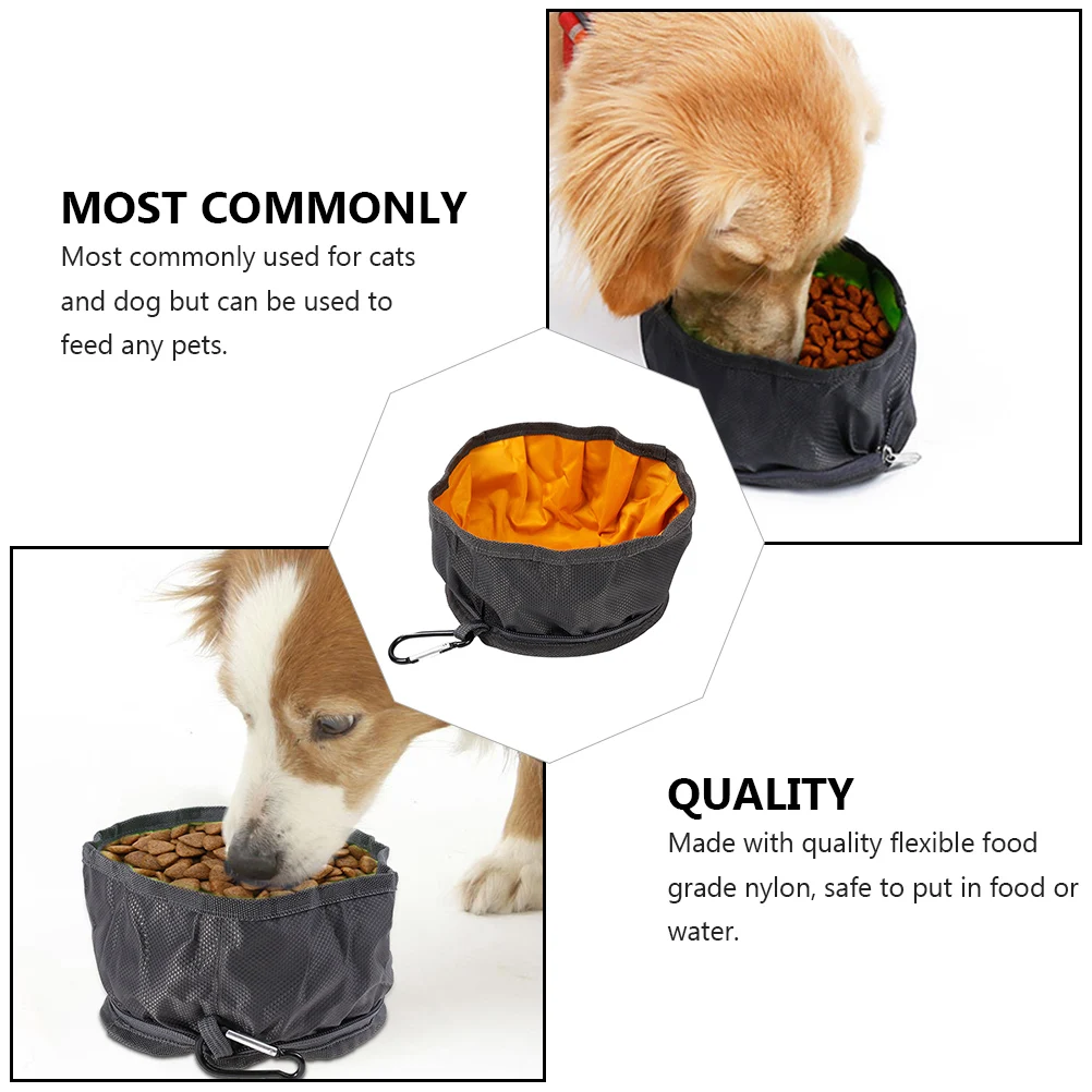 1pc Waterproof Pet Bowl Portable Dog Food Basin Outdoor Feeding Bowl Foldable Leak-Proof Nylon Travel for Cats
1pc Waterproof Pet Bowl Portable Dog Food Basin Outdoor Feeding Bowl Foldable Leak-Proof Nylon Travel for Cats