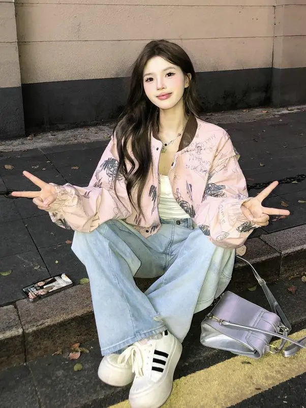 Long Jackets Women Decorated Printed Heating Material Colored Topcoat Personality Handsome Autumn Looks Fabric Waist-Cinching
Long Jackets Women Decorated Printed Heating Material Colored Topcoat Personality Handsome Autumn Looks Fabric Waist-Cinching