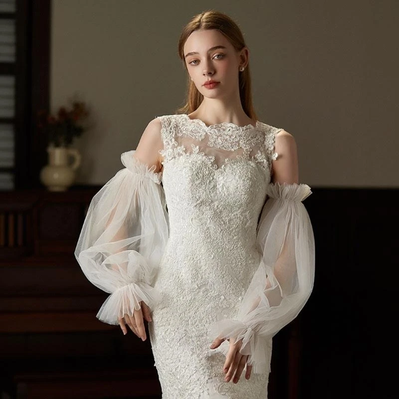 Tulle Arm Cover Long Sleeve for Bridal Gown Dress Decorative Sleeves Shirt Bishop Sleeve Dress Decorative Long Sleeve
Tulle Arm Cover Long Sleeve for Bridal Gown Dress Decorative Sleeves Shirt Bishop Sleeve Dress Decorative Long Sleeve
