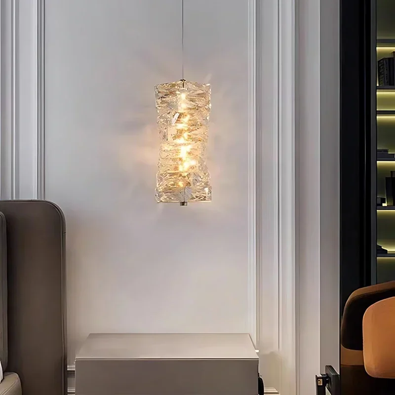 SANDYHA Creative Crystal Pendant Light Wrought Iron Modern Chandelier For Bedroom Bedside Hotel Hall Decor Lighting Fixtures
SANDYHA Creative Crystal Pendant Light Wrought Iron Modern Chandelier For Bedroom Bedside Hotel Hall Decor Lighting Fixtures