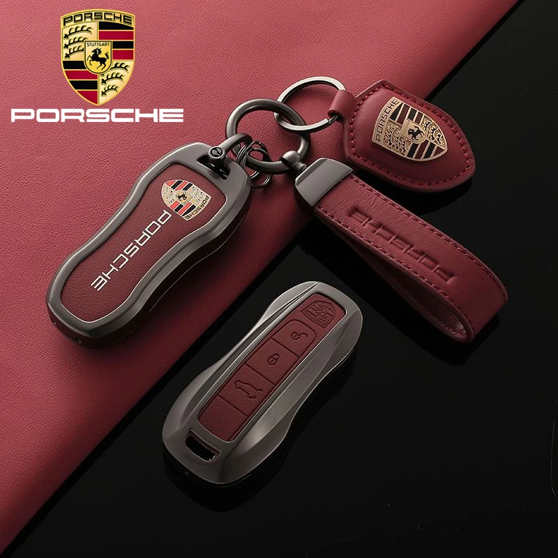 Car Smart Remote Key Case Cover Leather Protector Shell For Porsche Cayenne Panamera Macan Cayman 911 718 918 958 Accessories
Car Smart Remote Key Case Cover Leather Protector Shell For Porsche Cayenne Panamera Macan Cayman 911 718 918 958 Accessories