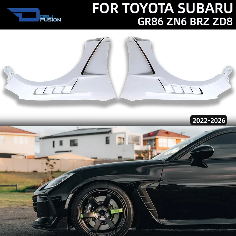 Переднее крыло из FRP для Subaru BRZ ZD8 и Toyota GR86 ZN6 2022-2026 годов, неокрашенное, для модификации экстерьера автомобиля
Переднее крыло из FRP для Subaru BRZ ZD8 и Toyota GR86 ZN6 2022-2026 годов, неокрашенное, для модификации экстерьера автомобиля