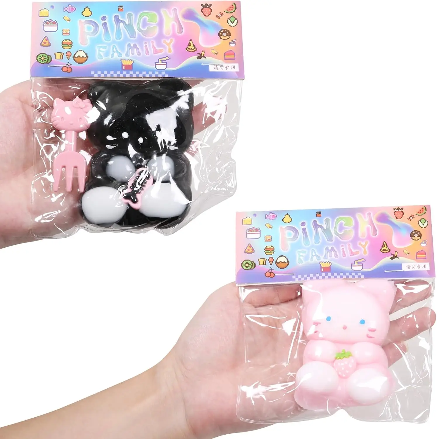 2-Pack Cat Squeeze Stress Relief Toys, Kawaii Sticky Squishies for Kids and Adults Party Favors Fidget Toys
2-Pack Cat Squeeze Stress Relief Toys, Kawaii Sticky Squishies for Kids and Adults Party Favors Fidget Toys