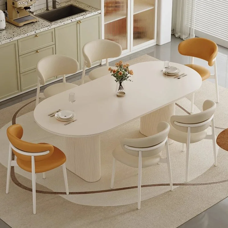 Kitchen White Dining Table Wood Modern Simple Light Luxury Sedentary Portable Design Mesa Para Cocina Restaurant Furniture
Kitchen White Dining Table Wood Modern Simple Light Luxury Sedentary Portable Design Mesa Para Cocina Restaurant Furniture