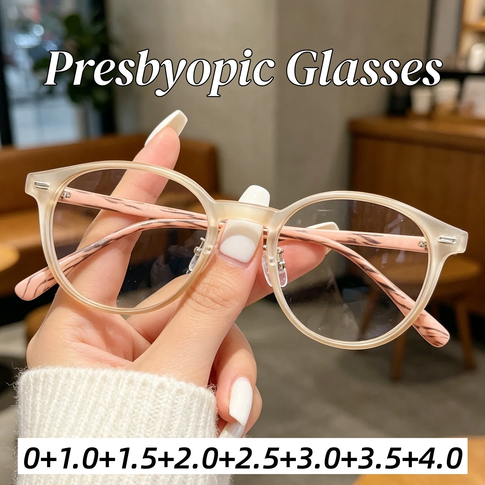 New Fashion Retro Anti Blue Light Round Frame Reading Glasses Ultra-Lightweight High-Definition Presbyopia Eyeglasses Women Men
New Fashion Retro Anti Blue Light Round Frame Reading Glasses Ultra-Lightweight High-Definition Presbyopia Eyeglasses Women Men