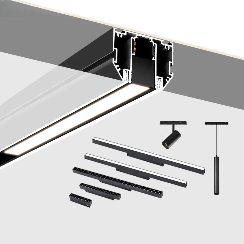 N6 Modern Recessed Magnetic Track Lights design led Lamp Magnetic Rail Ceiling System Indoor Track Lighting Rail Stretch ceiling
N6 Modern Recessed Magnetic Track Lights design led Lamp Magnetic Rail Ceiling System Indoor Track Lighting Rail Stretch ceiling