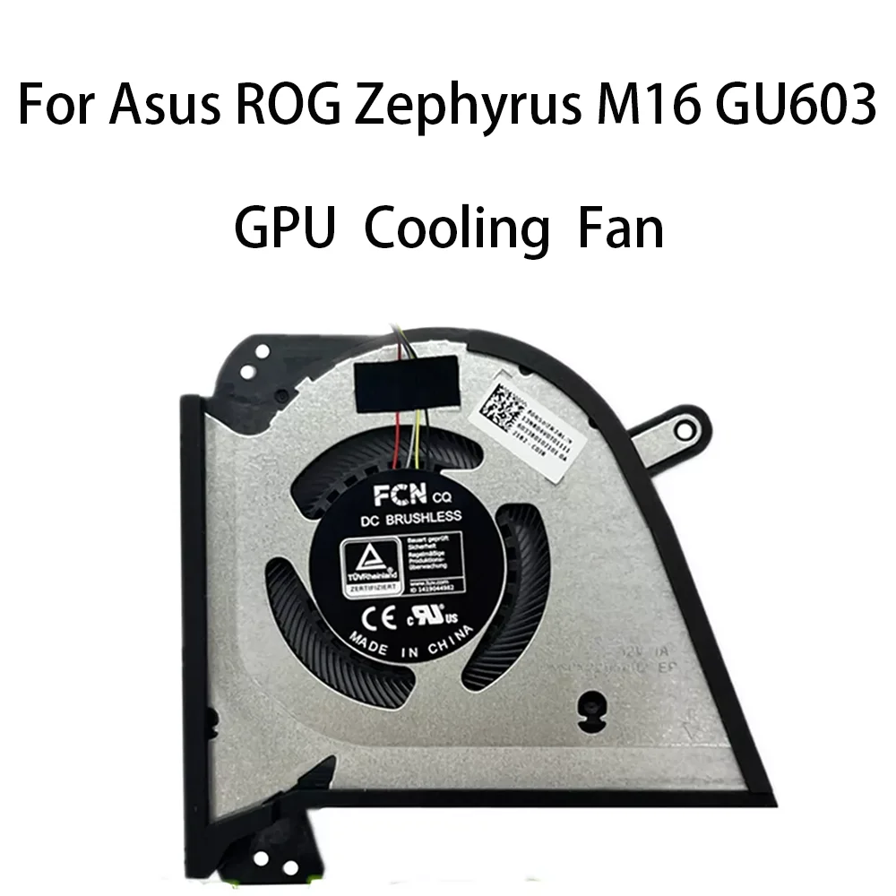 Оригинальный охлаждающий вентилятор для ноутбука Asus ROG Zephyrus M16 GU603 GU603ZM GU603ZE ZW GU603ZX 13NR08R0T03111
Оригинальный охлаждающий вентилятор для ноутбука Asus ROG Zephyrus M16 GU603 GU603ZM GU603ZE ZW GU603ZX 13NR08R0T03111