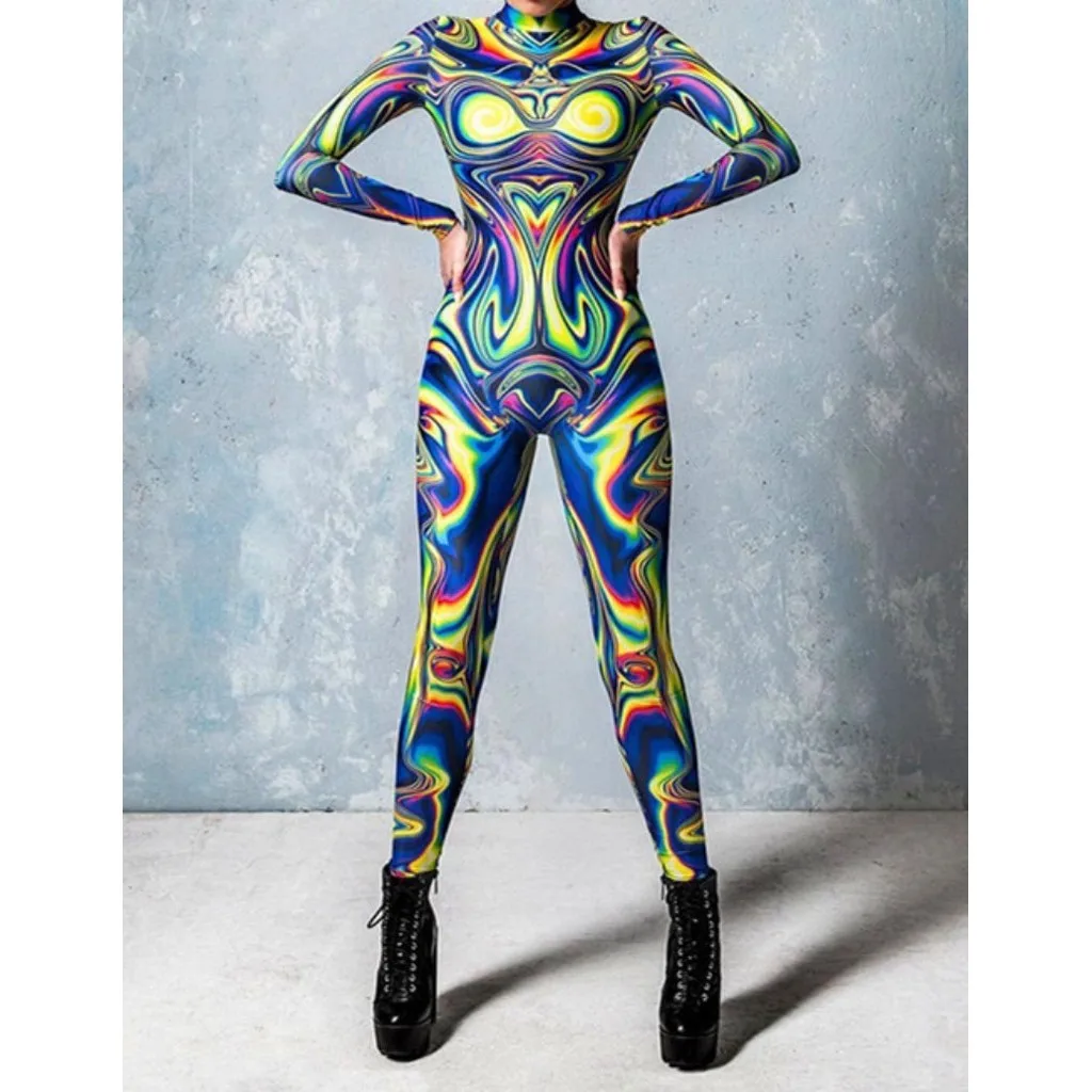 Unisex Cyber Punk 3D Digital Printing Halloween Party Role Play Outfit Women Men Cosplay Costume Carnival Jumpsuit
Unisex Cyber Punk 3D Digital Printing Halloween Party Role Play Outfit Women Men Cosplay Costume Carnival Jumpsuit