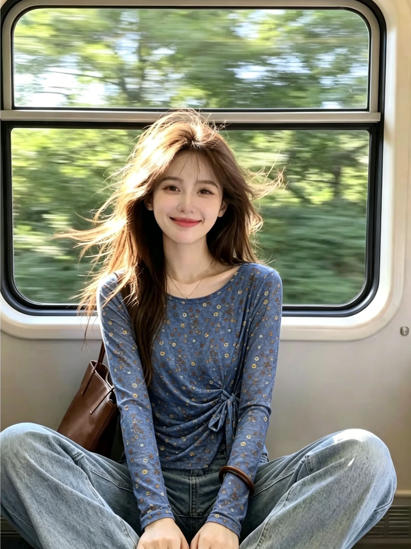 Summer Thin Long Sleeve Mesh T-Shirt Women's Waist-Cinching Belt Design Sun Protection Cover up Straight Cut Korean Style
Summer Thin Long Sleeve Mesh T-Shirt Women's Waist-Cinching Belt Design Sun Protection Cover up Straight Cut Korean Style