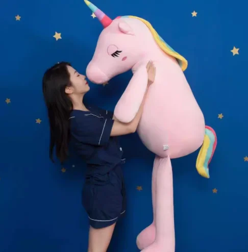Large size 150cm Very cute soft unicorn Animal Stuffed plush Toy Girl Gift Children's Toy Sofa Pillow Cushion Home Decoration
Large size 150cm Very cute soft unicorn Animal Stuffed plush Toy Girl Gift Children's Toy Sofa Pillow Cushion Home Decoration
