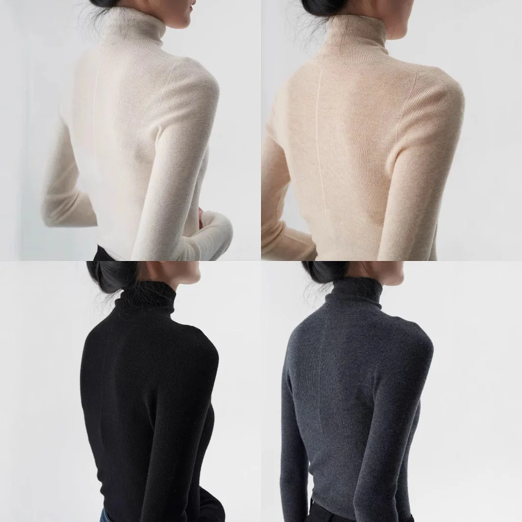 Свитер с высоким воротником, трикотажная нижняя рубашка, женская осенне-зимняя нижняя рубашка, верхняя женская одежда
Свитер с высоким воротником, трикотажная нижняя рубашка, женская осенне-зимняя нижняя рубашка, верхняя женская одежда