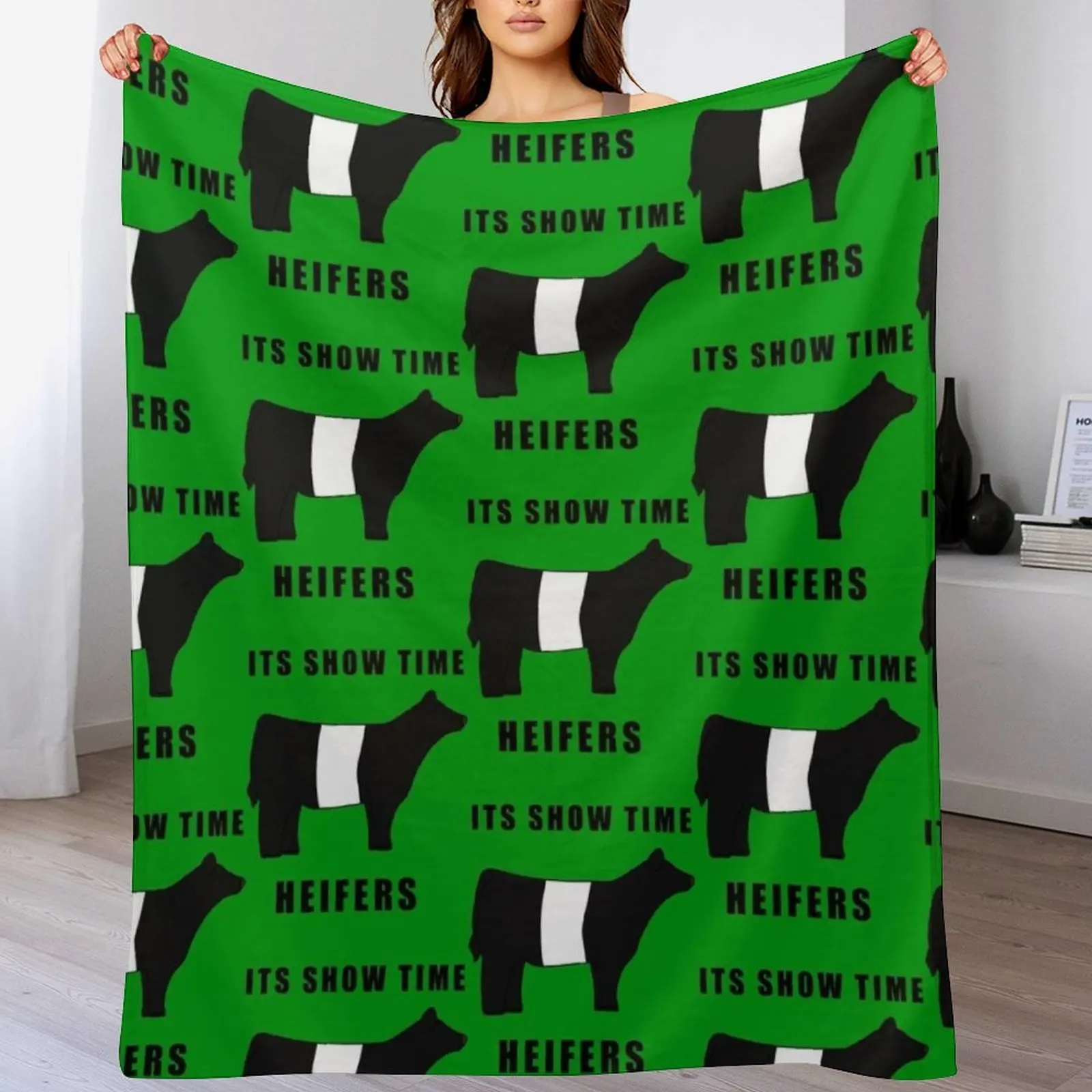 ITS SHOW TIME HEIFERS Belted Galloway Black and white Throw Blanket Lightweight Warm Blanket for Travel Camping
ITS SHOW TIME HEIFERS Belted Galloway Black and white Throw Blanket Lightweight Warm Blanket for Travel Camping