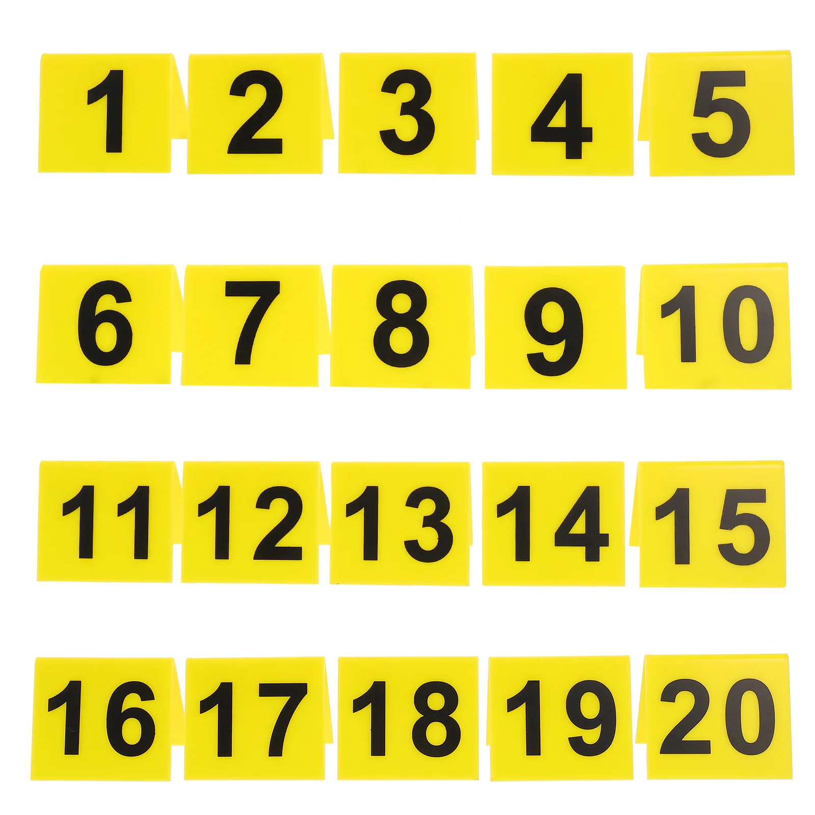 20 Pcs Restaurant Number Plate Reusable Marker Game Accessory Acrylic Table Numbers Compact Sign
20 Pcs Restaurant Number Plate Reusable Marker Game Accessory Acrylic Table Numbers Compact Sign