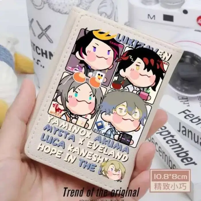 Luxiem Vox Luca Ike Shu Mysta модный кошелек из искусственной кожи, кошелек для карт, засов для монет, сумка для денег, подарок для косплея B2301 аниме 
Luxiem Vox Luca Ike Shu Mysta модный кошелек из искусственной кожи, кошелек для карт, засов для монет, сумка для денег, подарок для косплея B2301 аниме