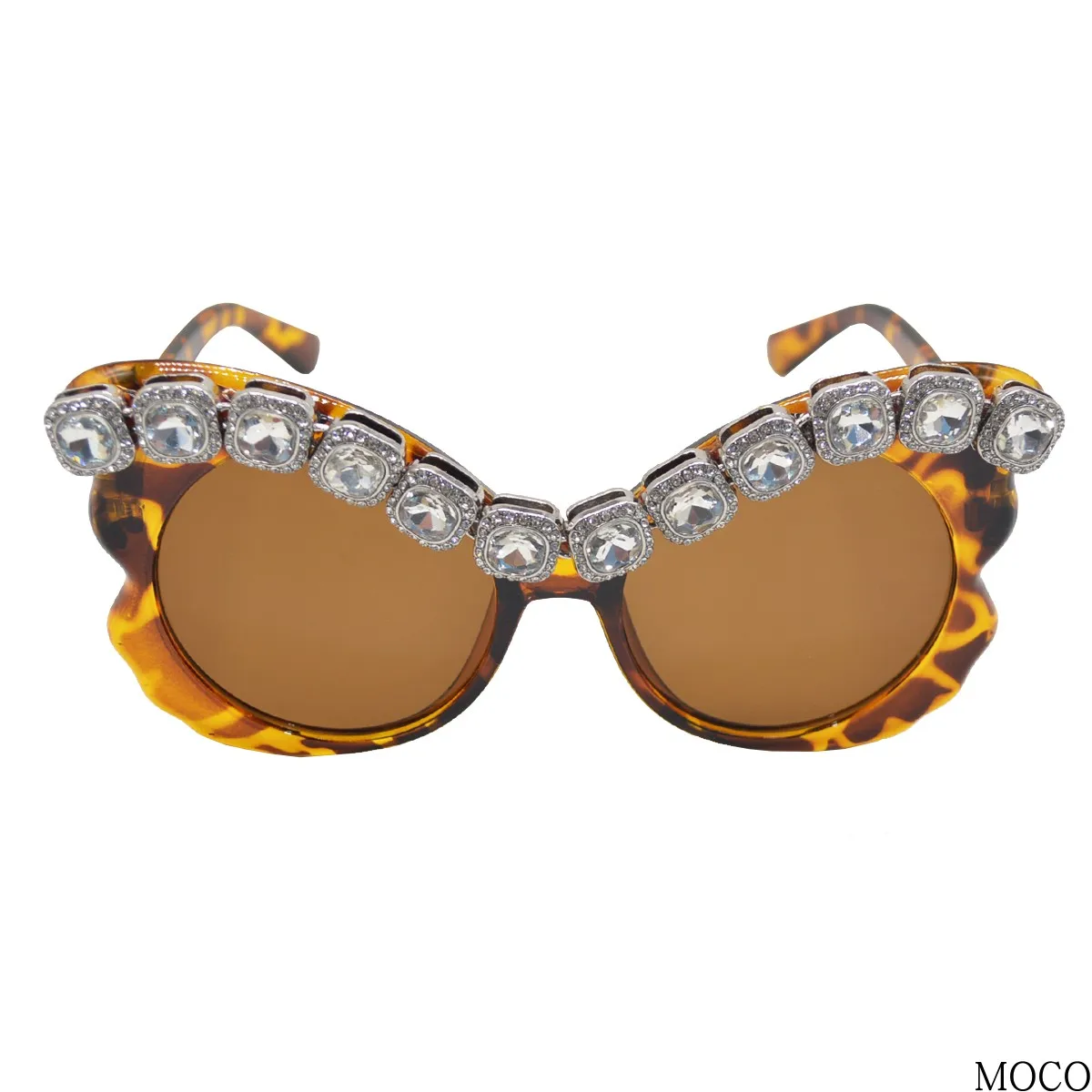Fashion Personalized Diamond-encrusted Leopard Print Brown Sunglasses Women's Concave Shape Versatile Sunglasses
Fashion Personalized Diamond-encrusted Leopard Print Brown Sunglasses Women's Concave Shape Versatile Sunglasses