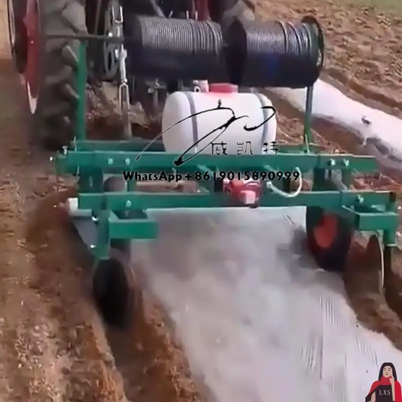 Flue-cured tobacco cover machine High film covering ridge Agricultural automatic film covering machine Film laying micro-tiller
Flue-cured tobacco cover machine High film covering ridge Agricultural automatic film covering machine Film laying micro-tiller