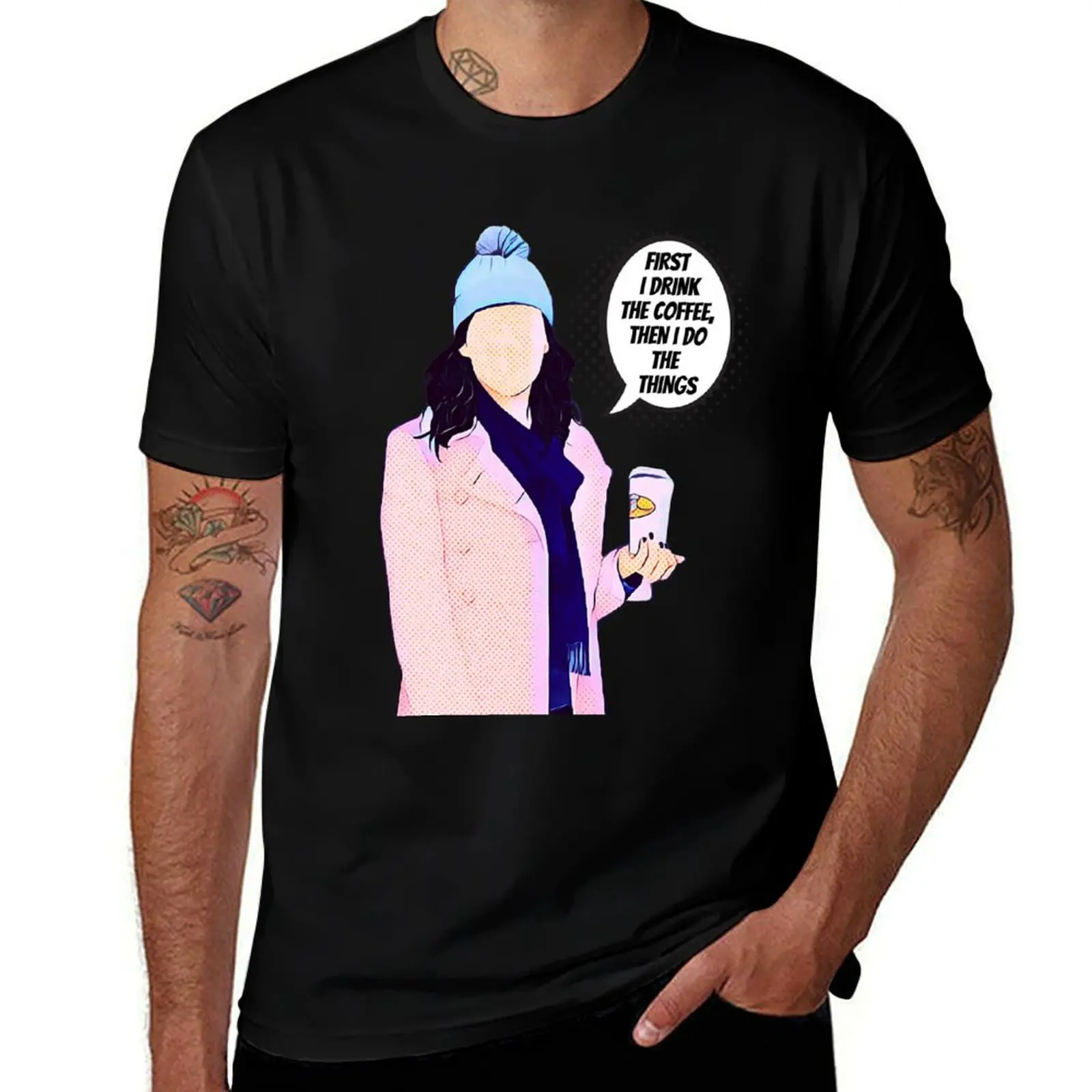 First I Drink the Coffee - Gilmore T-Shirt man t shirt designer essential t shirt t shirts for man slim fit T-Shirt
First I Drink the Coffee - Gilmore T-Shirt man t shirt designer essential t shirt t shirts for man slim fit T-Shirt