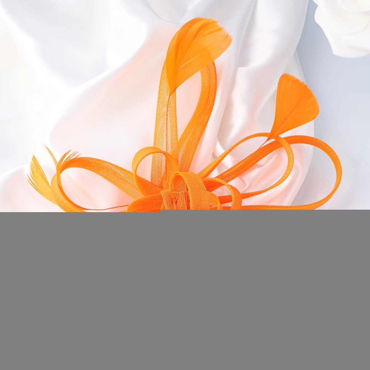 Bridal Hair Clip Mesh Material Wedding Accessory Saturated Orange Color Elegant Fascinator For Bride Party Banquet
Bridal Hair Clip Mesh Material Wedding Accessory Saturated Orange Color Elegant Fascinator For Bride Party Banquet