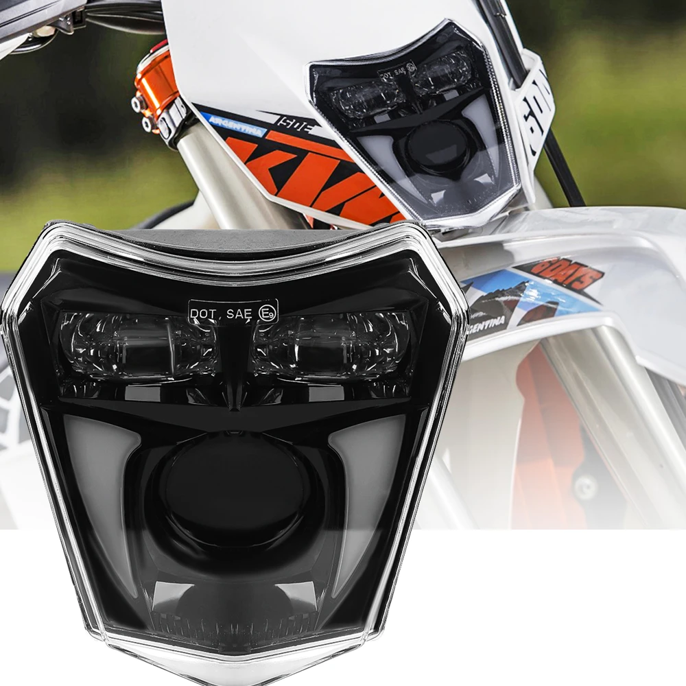 Светодиодные фары Dirtbike в сборе для KTM 690 SMC R Enduro R 2019 2020 2021 2022 2023 2024, аксессуары для дальнего ближнего света и DRL
Светодиодные фары Dirtbike в сборе для KTM 690 SMC R Enduro R 2019 2020 2021 2022 2023 2024, аксессуары для дальнего ближнего света и DRL