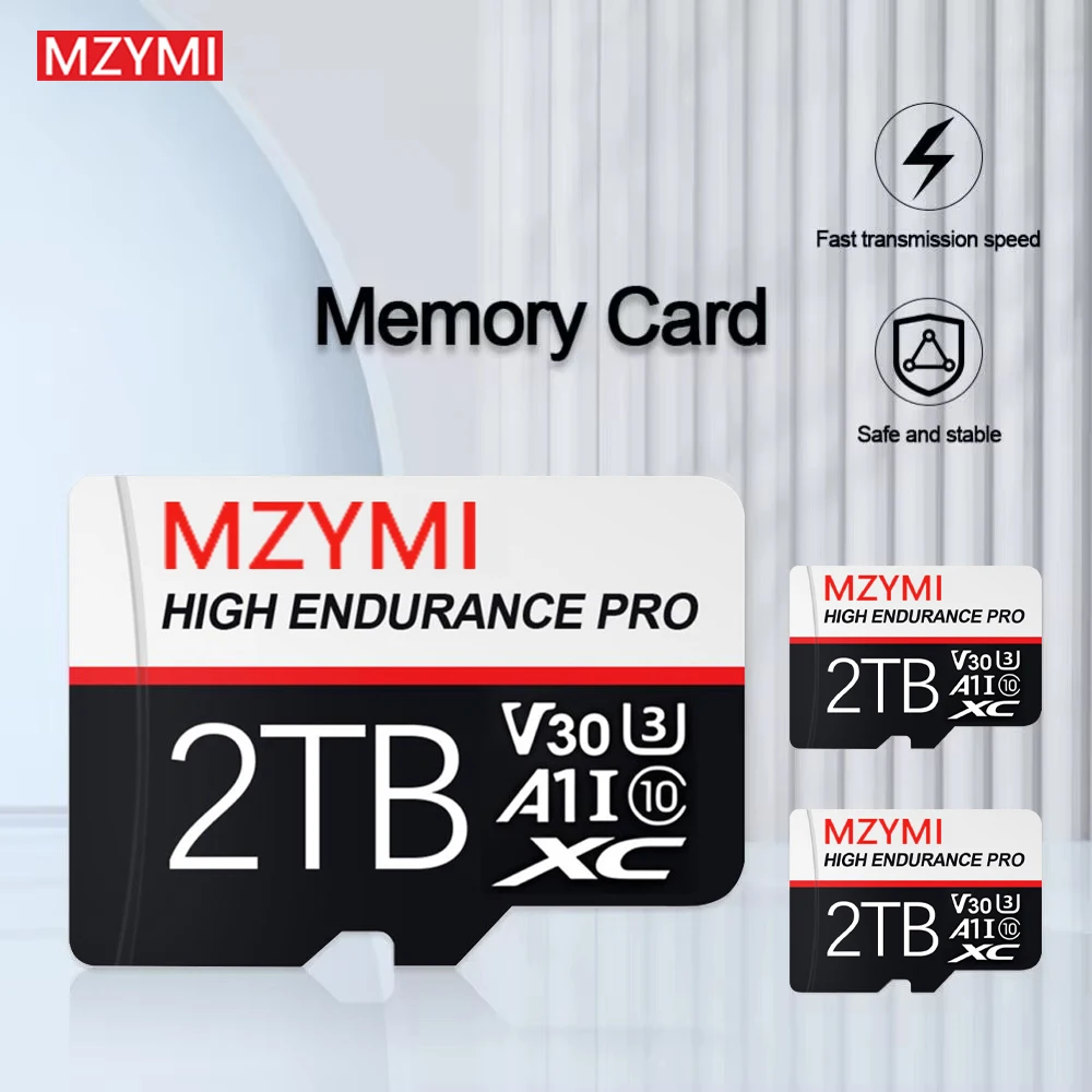 MZYMI Mini Memory Card 2TB Micro A1 V30 Pro Flash Micro TF Cards 1TB High Speed Expanded Data Storage For Phone Camera PC
MZYMI Mini Memory Card 2TB Micro A1 V30 Pro Flash Micro TF Cards 1TB High Speed Expanded Data Storage For Phone Camera PC